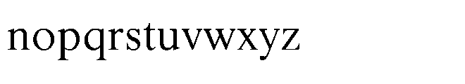 Shree Bangali 6129 Font LOWERCASE