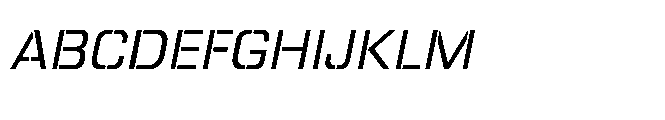 Shree Bangali 6131 Italic Font UPPERCASE