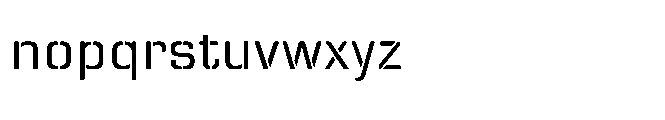 Shree Bangali 6131 Font LOWERCASE