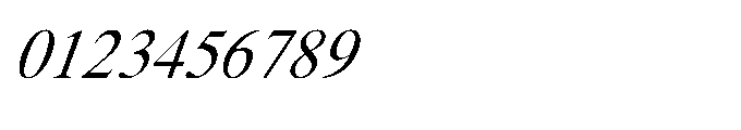 Shree Bangali 6132 Italic Font OTHER CHARS