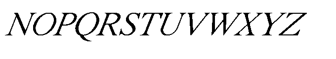 Shree Bangali 6132 Italic Font UPPERCASE