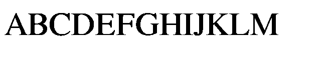 Shree Bangali 6137 Medium Font UPPERCASE