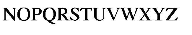 Shree Bangali 6137 Medium Font UPPERCASE