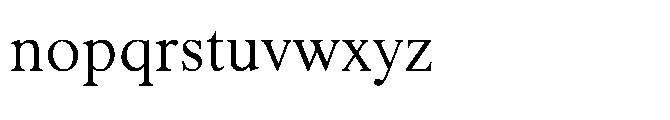 Shree Bangali 6137 Font LOWERCASE