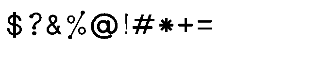 Shree Bangali 6140 Bold Font OTHER CHARS