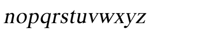 Shree Devanagari 0997 Italic Font LOWERCASE