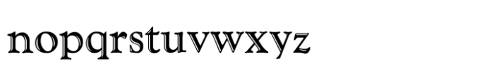 Shree Devanagari 1072 Regular Font LOWERCASE