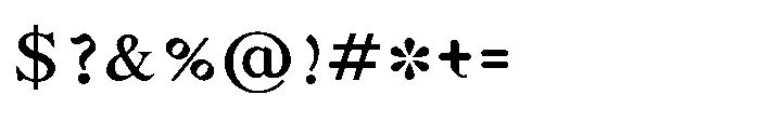 Shree Devanagari 4613 Font OTHER CHARS