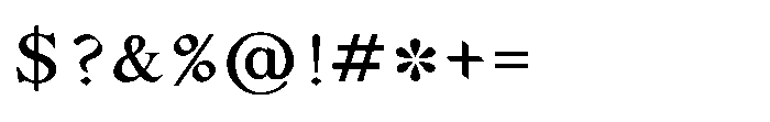 Shree Devanagari 4615 Font OTHER CHARS