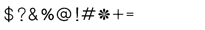 Shree Devanagari 4636 Font OTHER CHARS