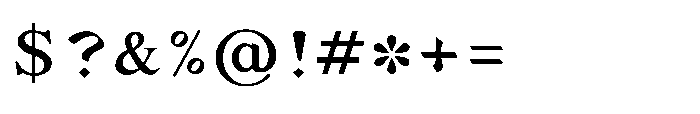 Shree Devanagari 4668 Font OTHER CHARS