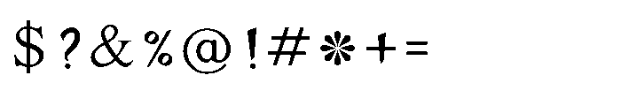 Shree Devanagari 4699 Font OTHER CHARS