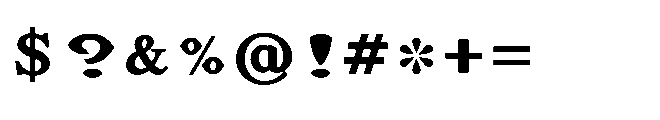 Shree Devanagari 4911 Font OTHER CHARS