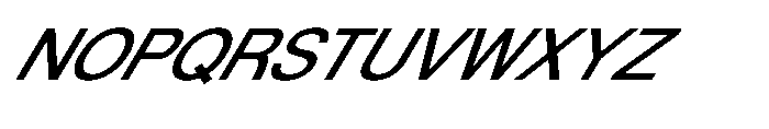 Shree Devanagari 4917 Shree Dev4917 Black Italic Font UPPERCASE