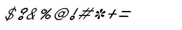 Shree Devanagari 4917 Shree Dev4917 Italic Font OTHER CHARS