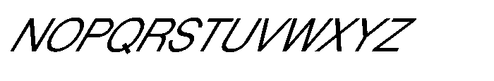 Shree Devanagari 4917 Shree Dev4917 Italic Font UPPERCASE