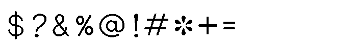 Shree Devanagari 4930 Font OTHER CHARS
