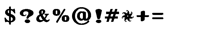 Shree Devanagari 4956 Font OTHER CHARS