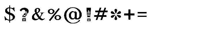 Shree Devanagari 4960 Font OTHER CHARS