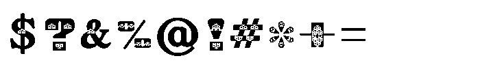 Shree Devanagari 4975 Font OTHER CHARS