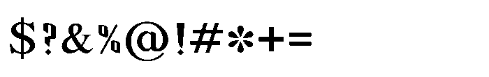 Shree Devanagari 4980 Font OTHER CHARS