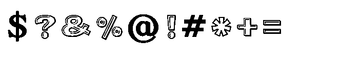 Shree Devanagari 4986 Font OTHER CHARS