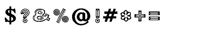 Shree Devanagari 4987 Font OTHER CHARS