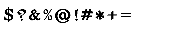 Shree Devanagari 4991 Font OTHER CHARS