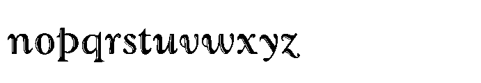 Shree Devanagari 4995 Font LOWERCASE