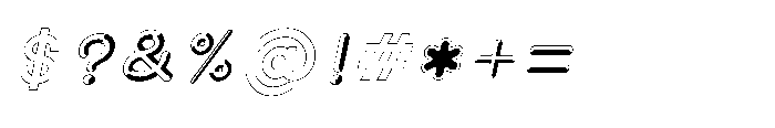 Shree Devanagari 4999 Italic Font OTHER CHARS