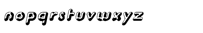 Shree Devanagari 4999 Italic Font LOWERCASE