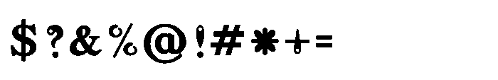 Shree Devanagari 5075 Font OTHER CHARS