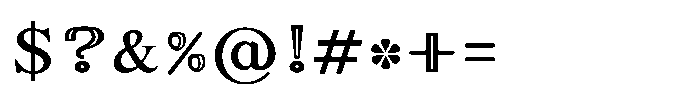 Shree Devanagari 5081 Font OTHER CHARS