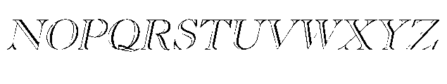 Shree Devanagari 5615 Italic Font UPPERCASE