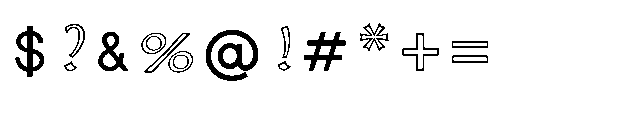 Shree Devanagari 5615 Font OTHER CHARS
