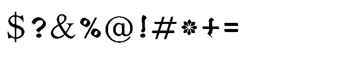 Shree Devanagari 5637 Font OTHER CHARS