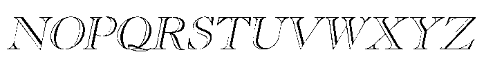 Shree Devanagari 5642 Italic Font UPPERCASE