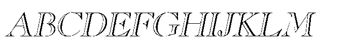 Shree Devanagari 5654 Italic Font UPPERCASE
