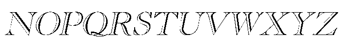 Shree Devanagari 5654 Italic Font UPPERCASE
