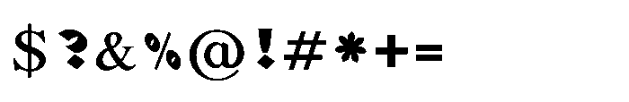 Shree Devanagari 6005 Font OTHER CHARS