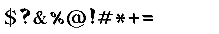Shree Devanagari 6030 Font OTHER CHARS