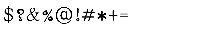 Shree Devanagari 6052 Font OTHER CHARS