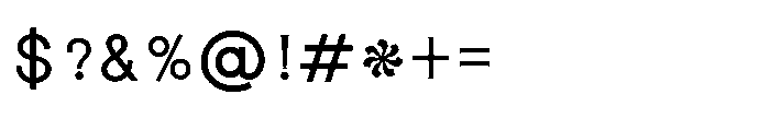 Shree Devanagari 6060 Font OTHER CHARS