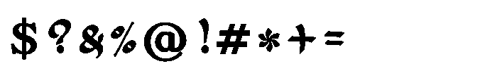 Shree Devanagari 6062 Font OTHER CHARS