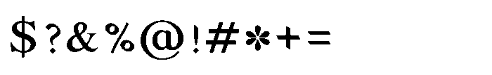Shree Devanagari 6069 Font OTHER CHARS