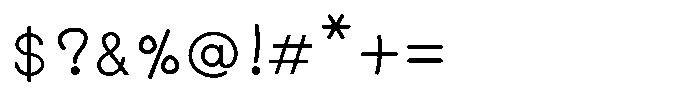 Shree Devanagari 6081 Font OTHER CHARS