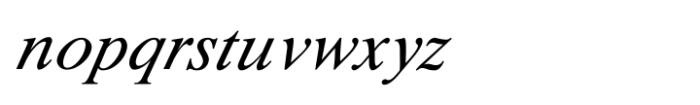 Shree Gujarati 1135 Italic Font LOWERCASE