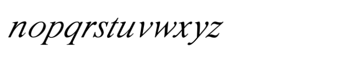Shree Gujarati 2502 Italic Font LOWERCASE