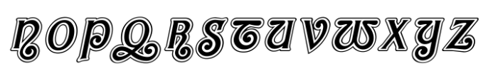 Shree Gujarati 5216 Italic Font UPPERCASE