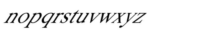 Shree Gujarati 5234 Italic Font LOWERCASE